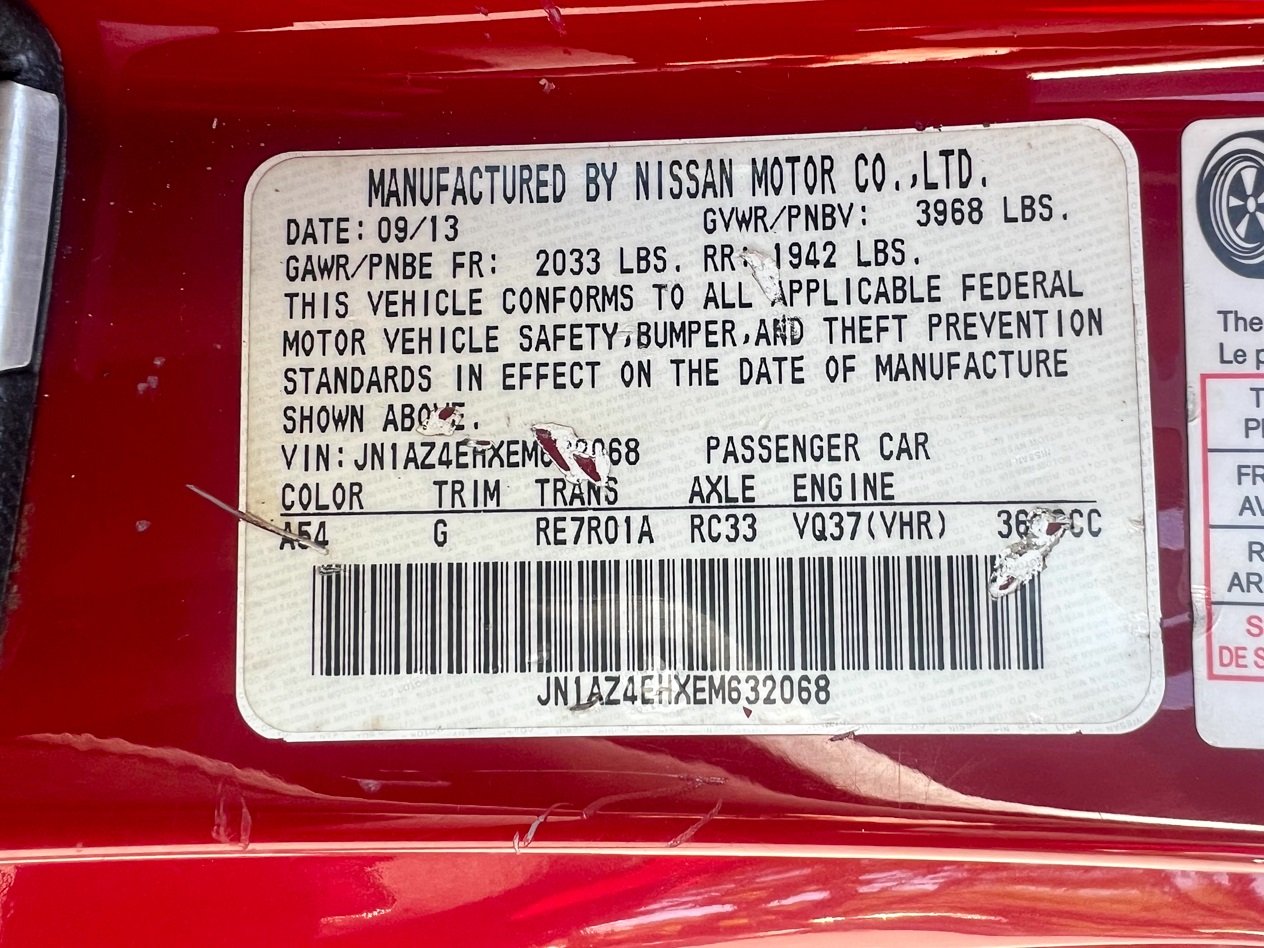 
								2014 Nissan 370Z Sport Coupe 2D full									