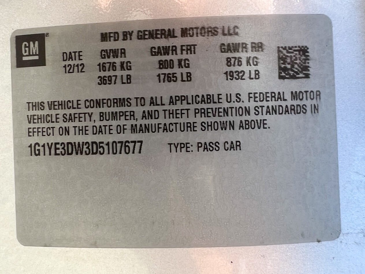 
								2013 Chevrolet Convertible full									